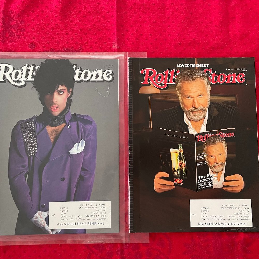 ROLLING STONE MAGAZINE LOT OF 2 MAY 2016